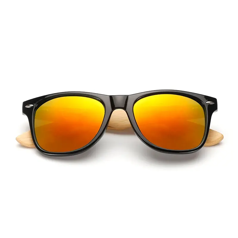 16 color Bamboo Sunglasses Men Wooden Sunglasses Women Brand Designer Mirror Original Wood Sun Glasses retro de sol masculino