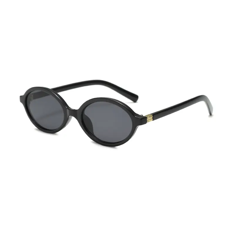 Sexy Small Oval Women's Sunglasses 2024 New Fashion Leopard Brown Hot Sun Glasses Female Retro Colorful Shade Eyeglasses