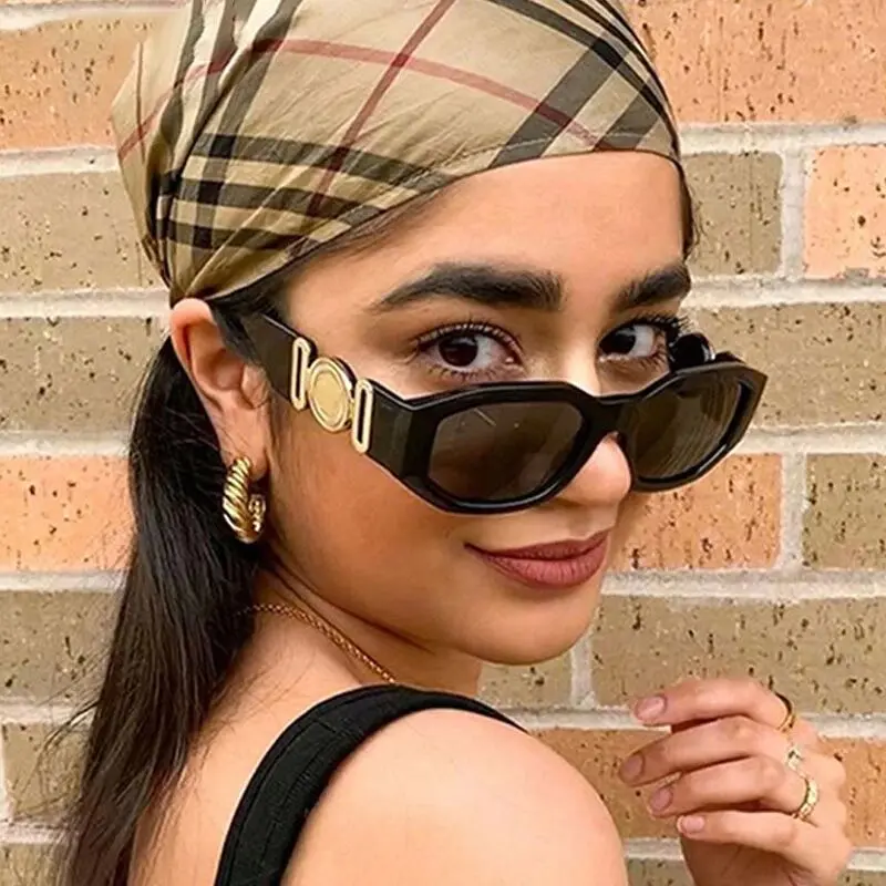 Small Rectangle Sunglasses Men Women Square Sun Glasses Travel Shades Vintage Retro UV400 Lunette Soleil Femme Gafas De Sol