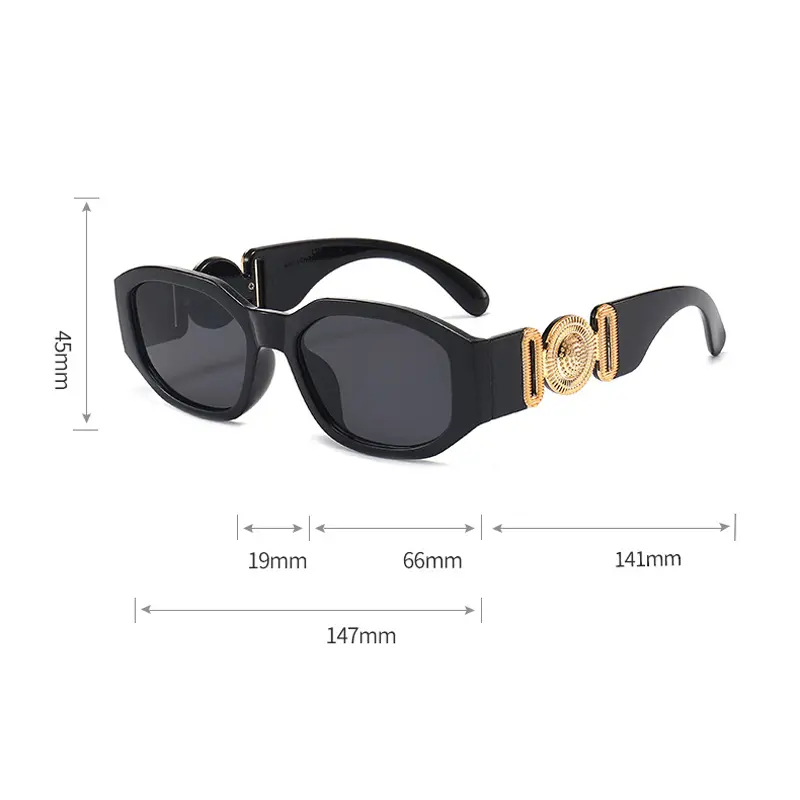 Small Rectangle Sunglasses Men Women Square Sun Glasses Travel Shades Vintage Retro UV400 Lunette Soleil Femme Gafas De Sol