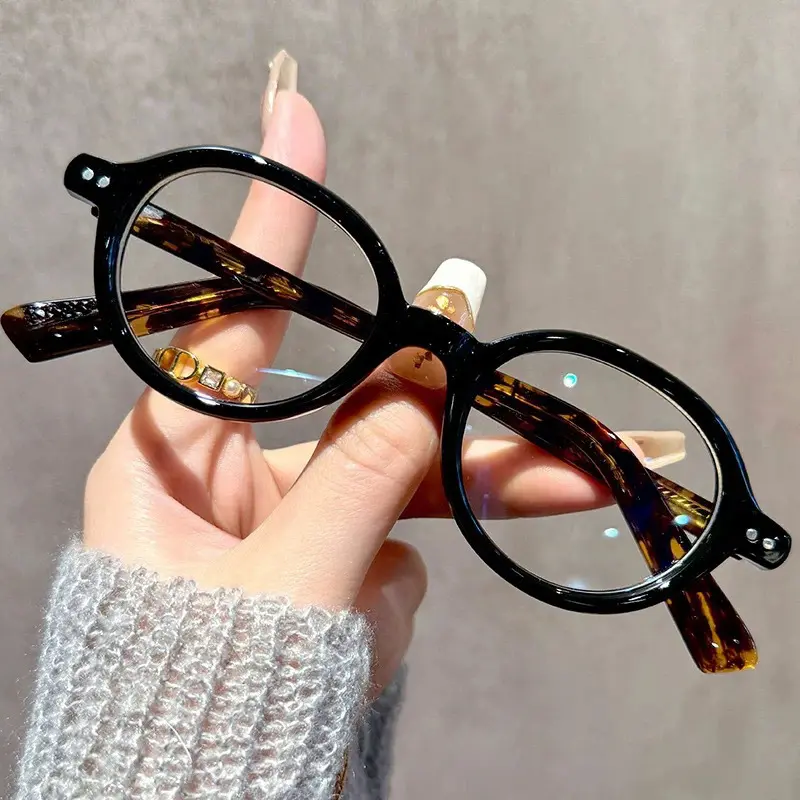 4PCS New Small Frame Hd Reading Glasses Women Small Oval Anti Blue Light Presbyopia Glasses Retro Eyewear +1.0 +1.5 +2.0 To+4.0