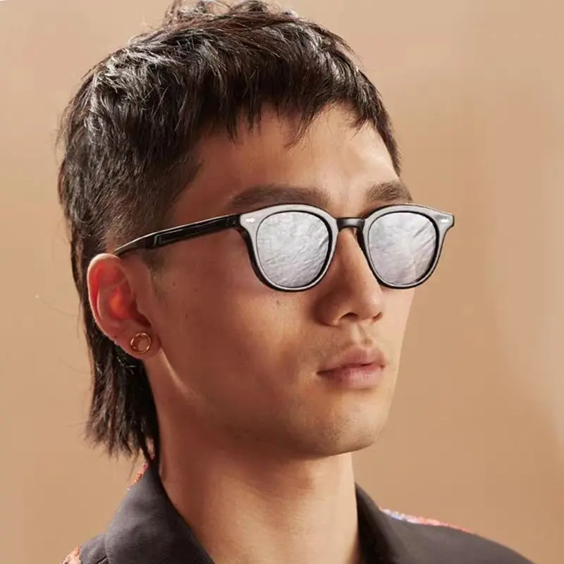 Retro Circular Sunglasses 2024 2025 Men Women Vintage Small Round Sun Glasses UV400 Goggles Shades