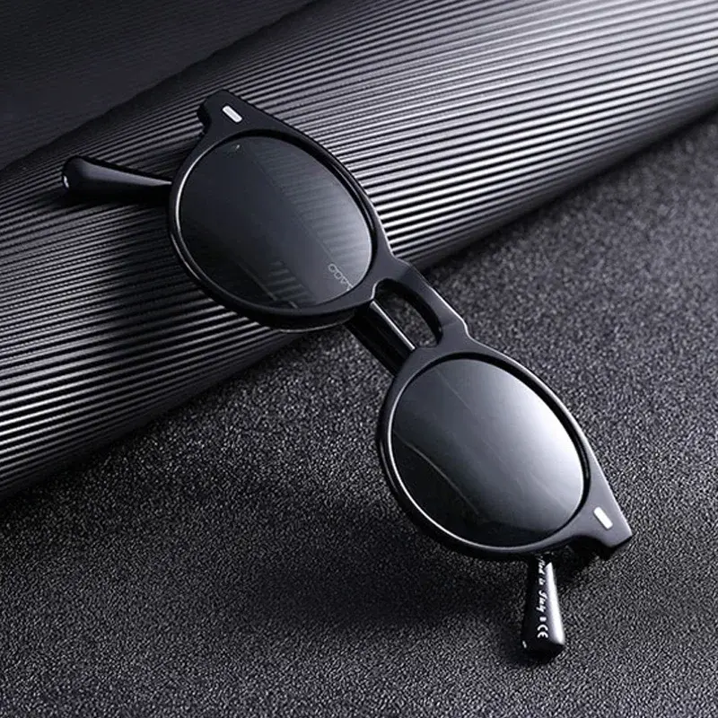 2024 Round Cat Eye Sunglasses Men Brand Designer Vintage Driving Sun Glasses Fashion Retro Male Shades Women Oculos De Sol