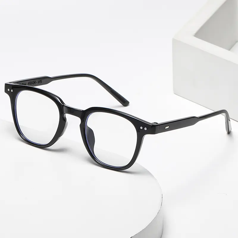 2024 New Fashion Y2K Style Glasses Frame Retro Square Glasses for Women Lady Decorative Eyeglasses Korean Powder Blusher Eyewear