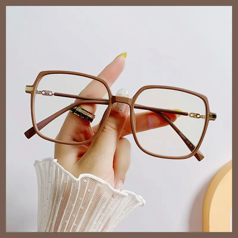 Photochromism Sunglasses Fashion Square Big Frame Gradient Sun Glasses UV400 for Women Shades Chameleon Eyewear Female Gafas sol
