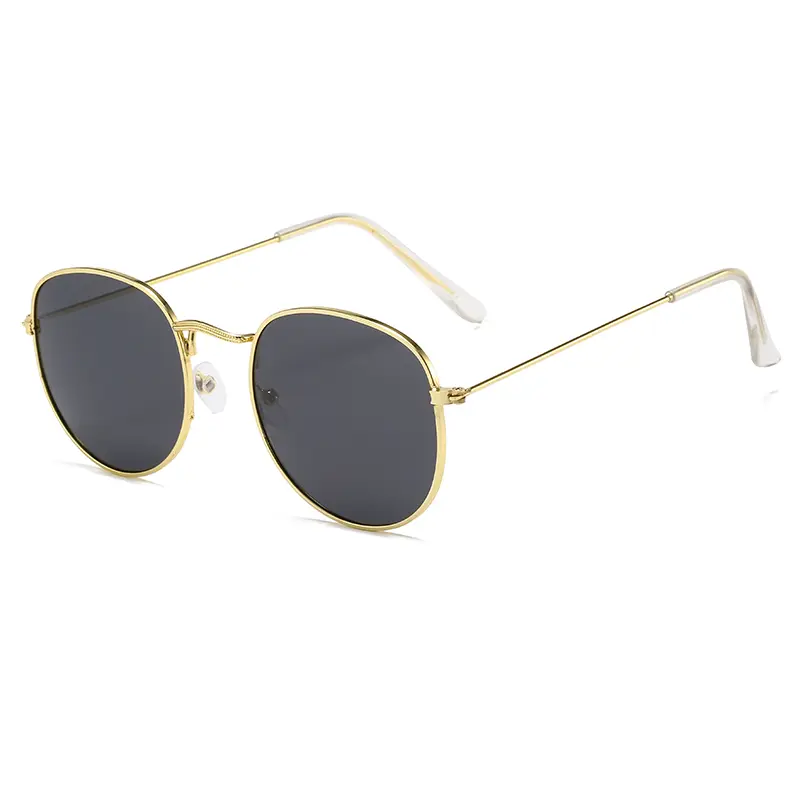 Men Metal Polarized Sunglasses Women Vintage Sun Glasses Female Fashion Square Eyeglasses Brand Designer UV400 Gafas De Sol 2023