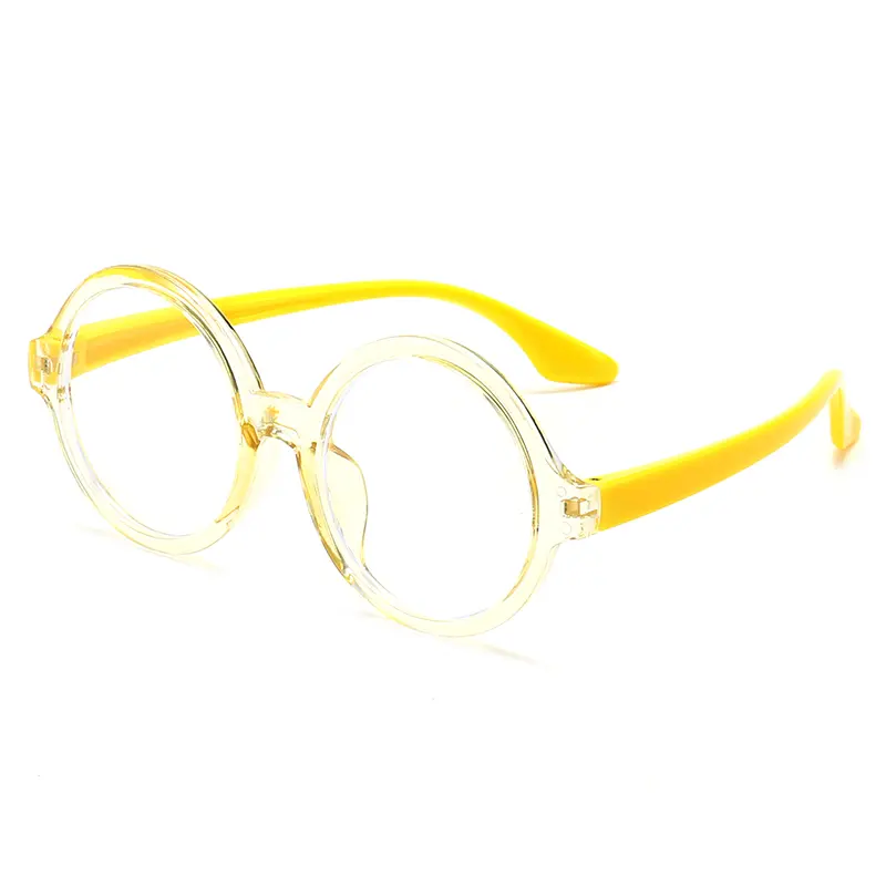 Anti Blue Light Children Glasses Round Boy Girl Eyeglass Frame Optical Eyewear Ultralight Eye Protection Computer Goggles