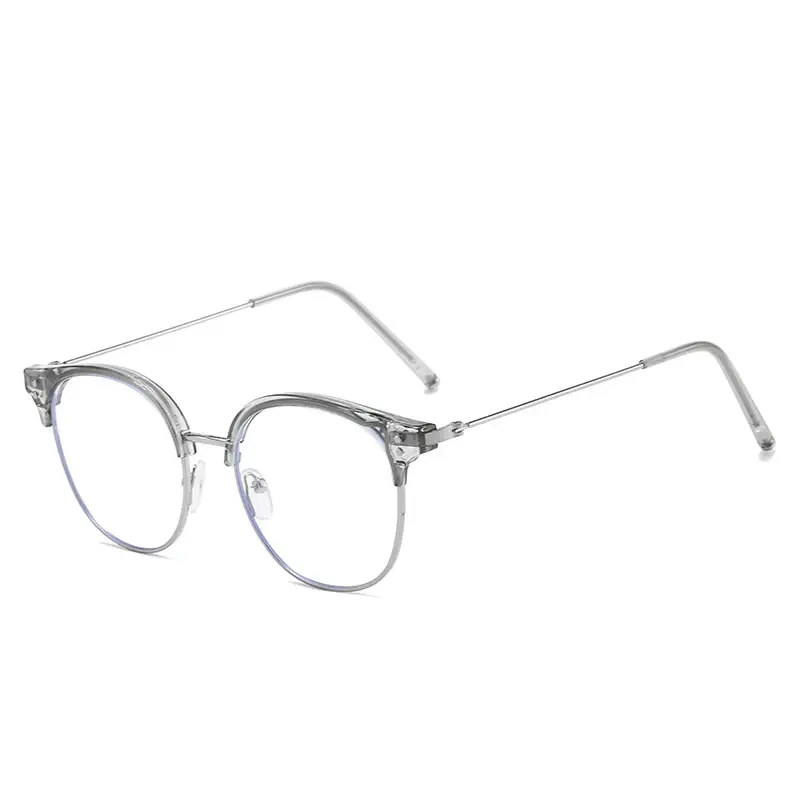 Classic Half Frame Photochromic Sunglasses Men Women Retro Chameleon Sun Glasses Male Fashion Changeoutdoors Shades
