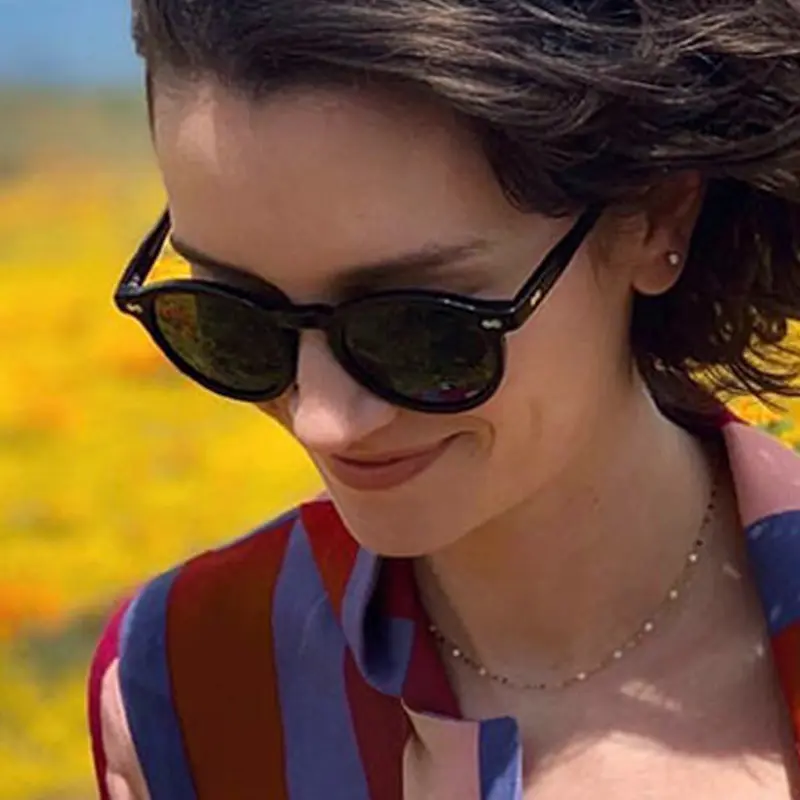 Retro Round Sunglasses Women Men Brand Designer Vintage Sun Glasses Female Black Outdoor Eyewear UV400 Gafas de sol