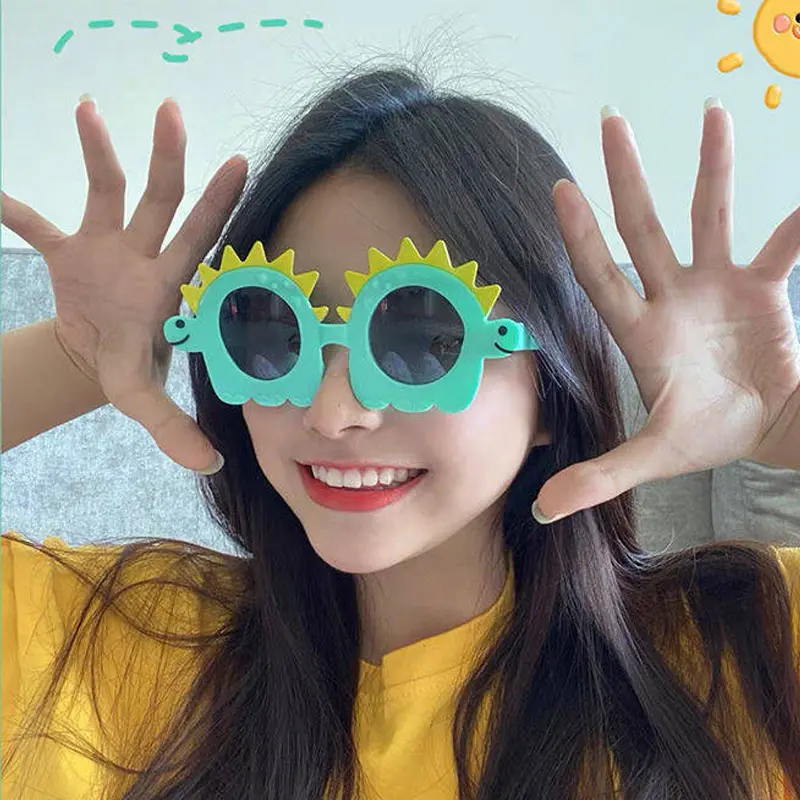 Funny Glasses Women Birthday Party Eyewear Personalized Black Eyeball Decorative Shade Men Halloween Ball Alien Eyeglasses