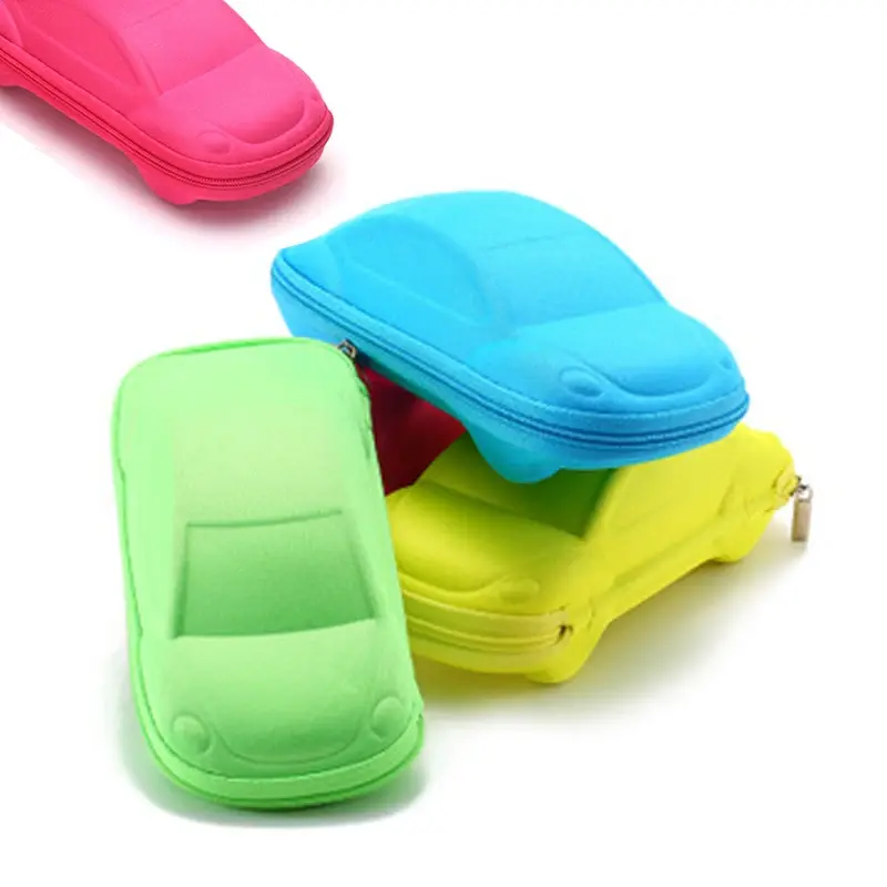 Carton Car Shaped Sunglasses Case for Big Sunglasses with Clasp Originality Automobile Styling Glasses Box Suit for Children