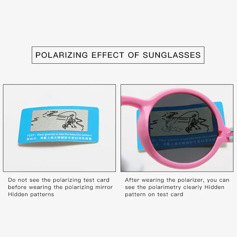 2023 New Cute Round Frame Children's Sunglasses Baby Safe Soft UV Resistant Sunglasses Trend Eyewear for Boys and Girls