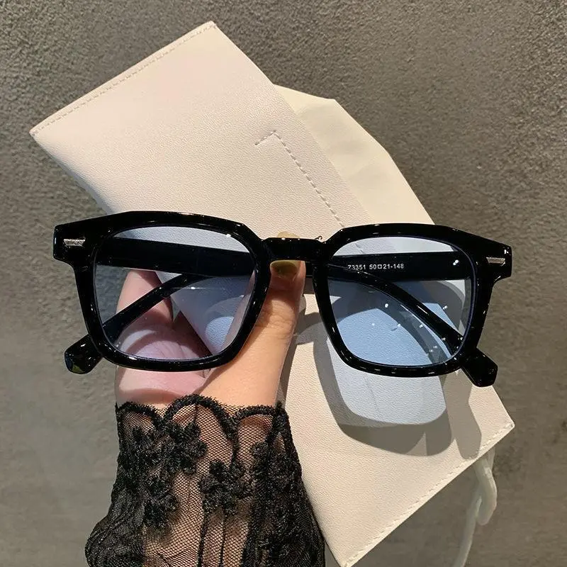 New Unisex Rectangle Vintage Sunglasses 2023 Fashion Design Retro Sun Glasses Female Lady Eyeglass Cat Eye Casual Goggles UV400