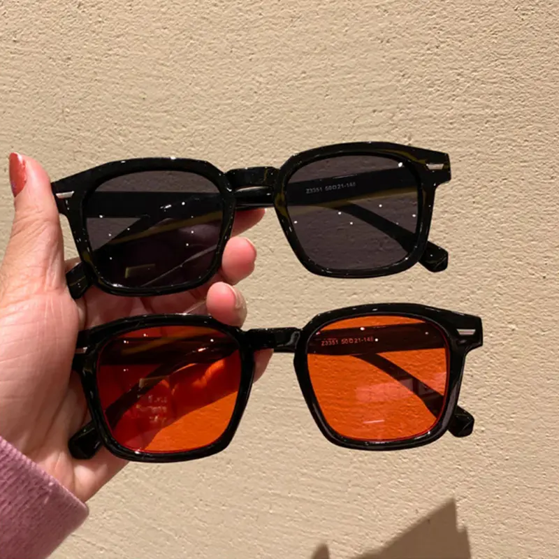 New Unisex Rectangle Vintage Sunglasses 2023 Fashion Design Retro Sun Glasses Female Lady Eyeglass Cat Eye Casual Goggles UV400