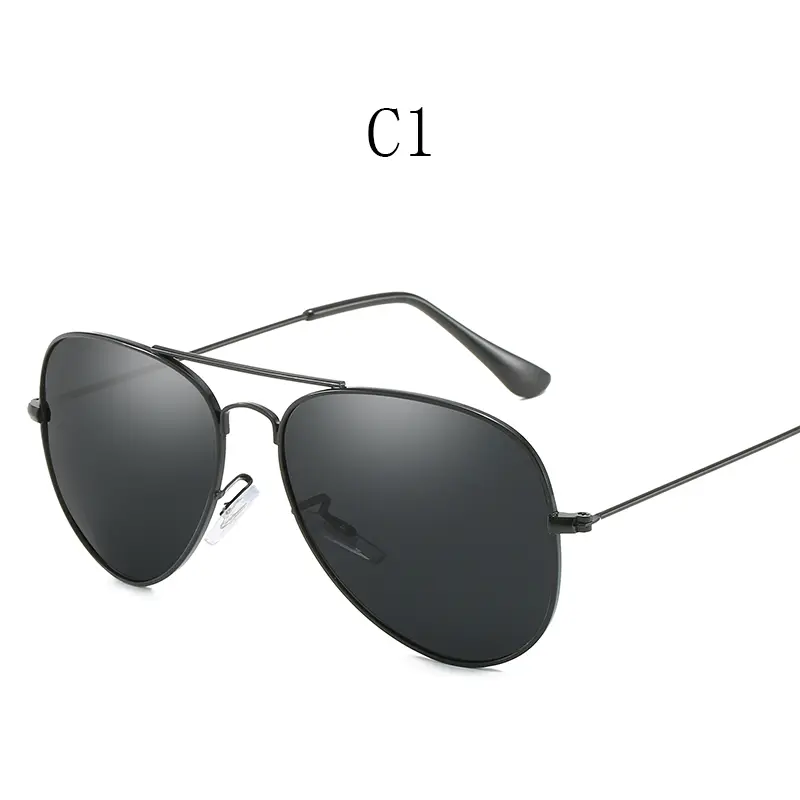 Luxury Men's Polarized Sunglasses Driving Sun Glasses For Men Women Brand Designer Male Vintage Black Pilot Sunglasses UV400
