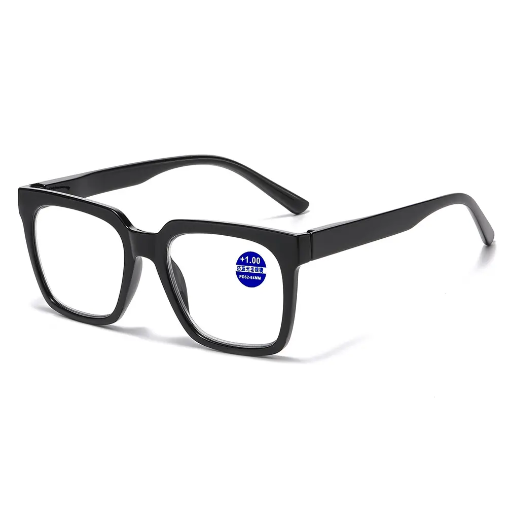 Fashionable Large Frame Presbyopia Glasses for Women Versatile High-definition Reading Glasses Anti Blue Light Far Sight Glasses
