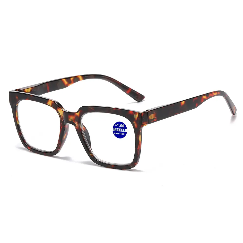 Fashionable Large Frame Presbyopia Glasses for Women Versatile High-definition Reading Glasses Anti Blue Light Far Sight Glasses