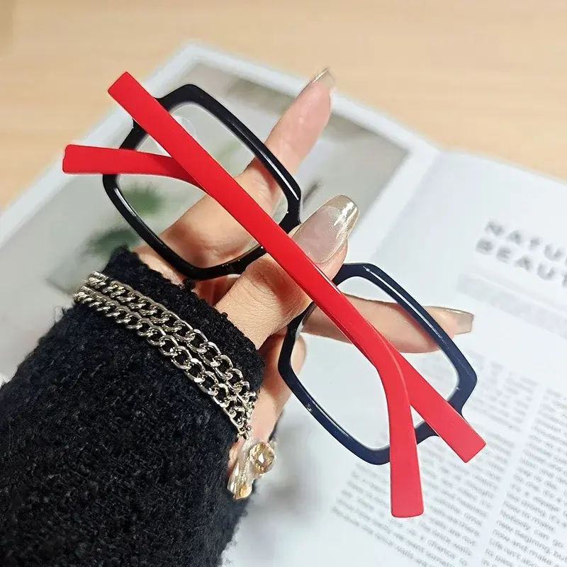 Square Plastic Reading Glasses Women Anti Blue Light Eyeglasses Men Presbyopia Hyperopia Reading Glasses Eyewear+1.0 +2.0 +3.0
