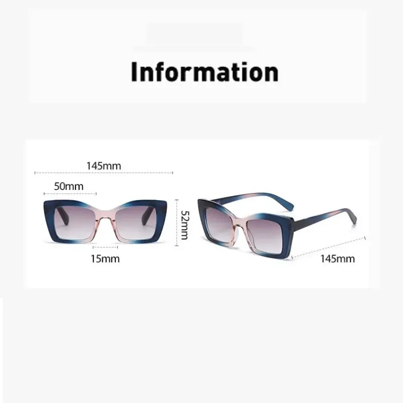 Fashion Large Frame Progressive Colour Presbyopia Glasses Women Brand Design Shading UV Protection HD Reading Glasses