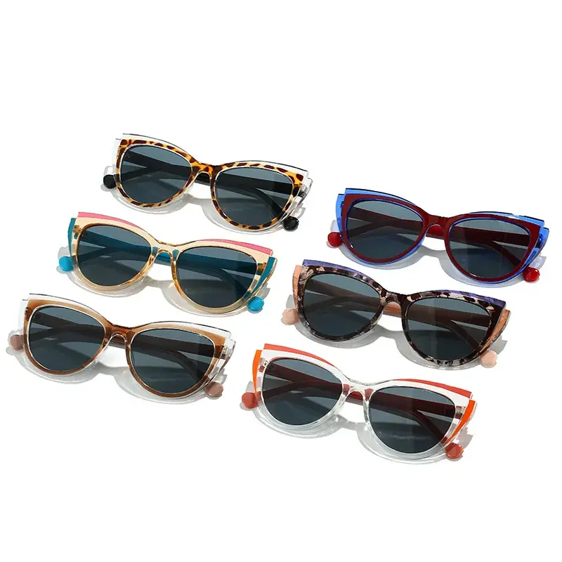 Retro Large Frame Cat Eye Presbyopes Grey Lenses Reading Glasses for Men and Women Outdoor Fashion Sun Glasses Eye Protection