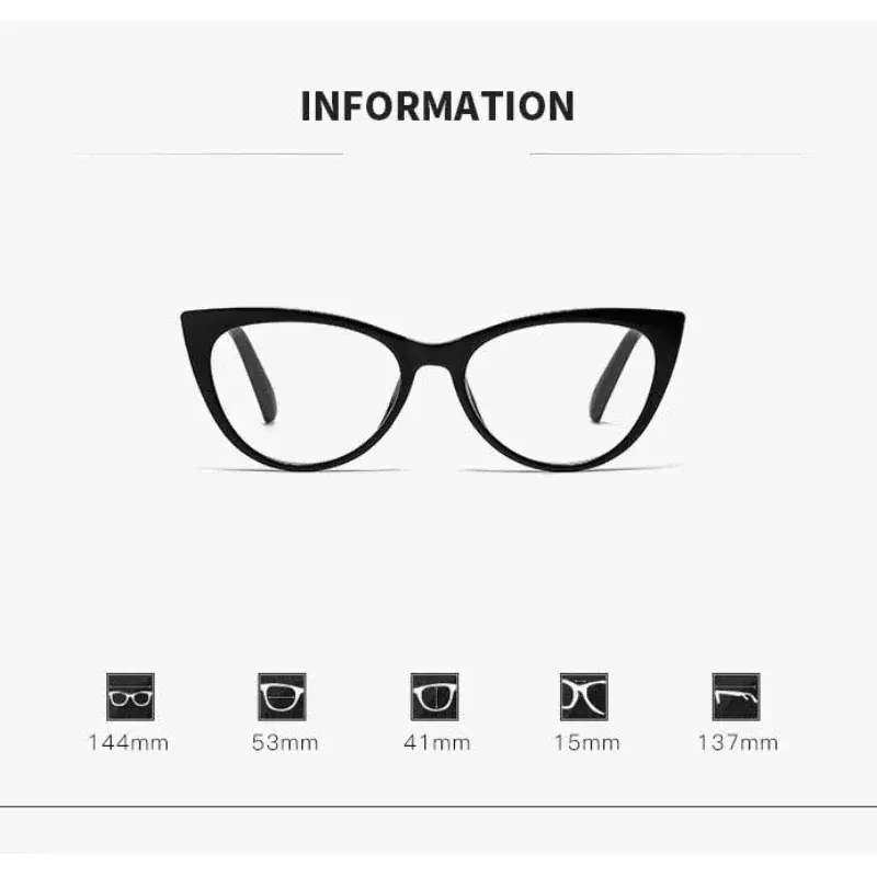 Retro Cat-eye Photochromic Myopia Glasses Spring-legged Fashion Ultra-light Glasses for Men and Women Minus Diopter Eyeglasses