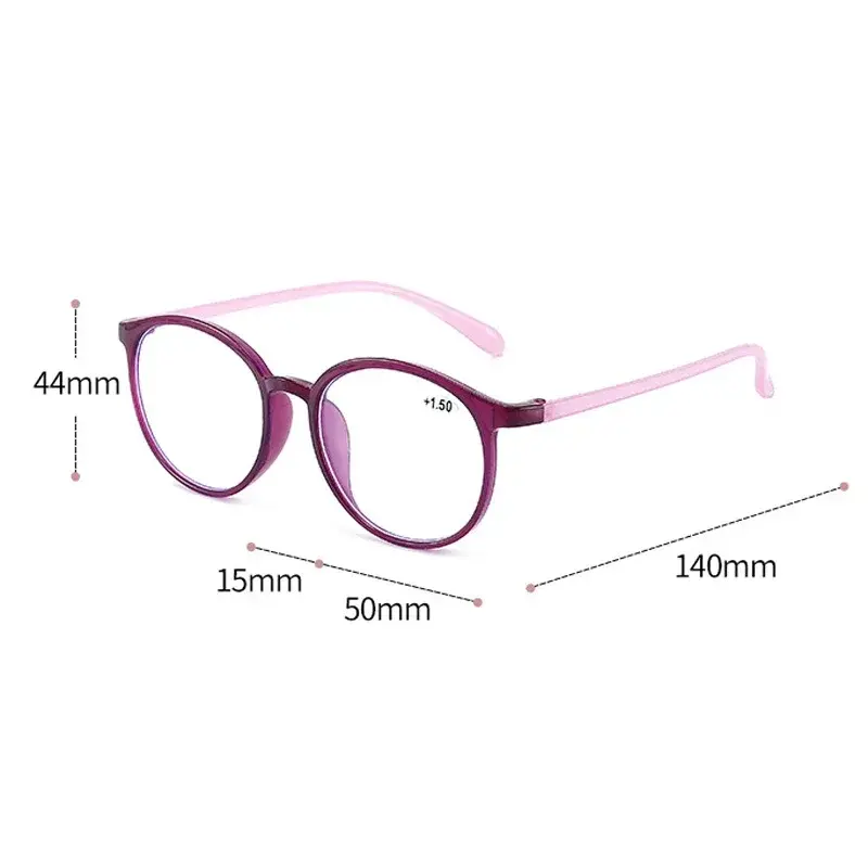 Ultra Light Anti Blue Light Reading Glasses High-definition Resin Full Frame Presbyopic Glasses Anti Fatigue Hyperopia Eyewear