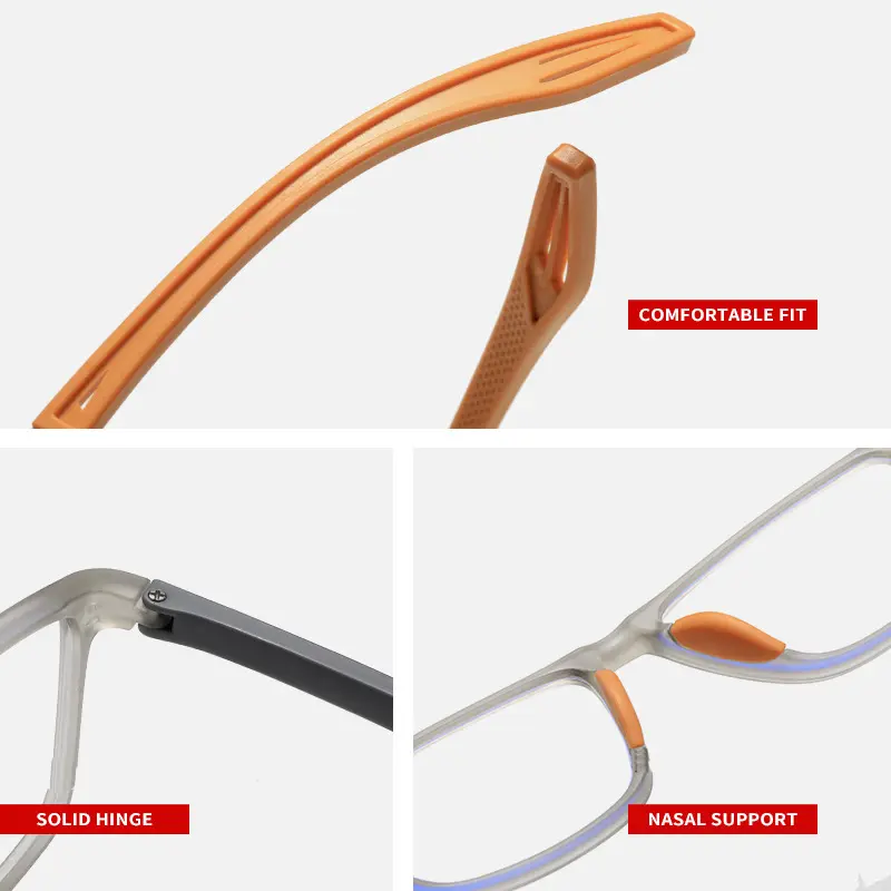 Ultralight TR90 Anti-blue Reading Glasses Middle-aged High - Definition Far Sight Glasses Sports Anti-slip Presbyopia Eyeglasses