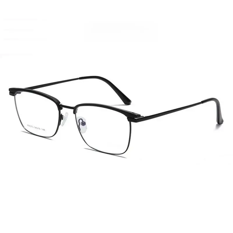 Fashionable Square Frame Myopia Glasses Men's Business HD Anti-blue Light Glasses Women's Eyepieces Diopter 0 To -4.0