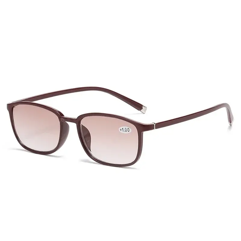 Progressive Colour Fashion Presbyopia Glasses Women's Reading Glasses with Degree HD Reading Glasses Shading Sunglasses