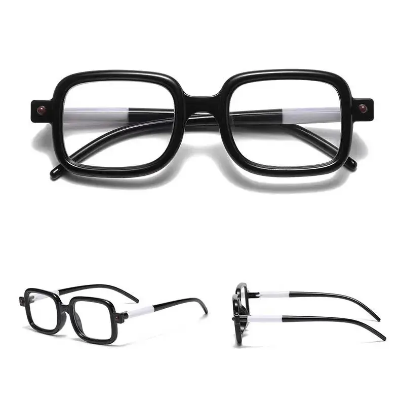 New Reading Photochromic Glasses Retro Fashion Square Presbyopia Hyperopia Eyeglasses Women Man Reading Eyewear 0 To +4.0