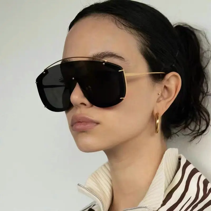 Y2k Stylish Women Sunglasses Fashion Gradient Outdoor Sports Shades Trendy Luxury Brand Design Futuristic Men Sun Glasses