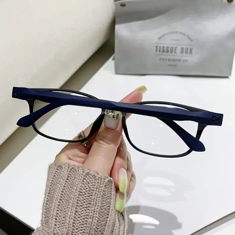 2024 New Ultra Light Presbyopia Glasses for Men TR90 High Definition Anti Blue Light Reading Glasses Elderly Small Frame Glasses