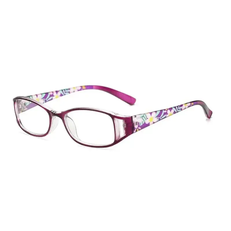 Fashion Anti-Blue Light Reading Glasses Urltra-Light Eye Protection Presbyopia Glasses Women Printed Comfortable Eyeglasses