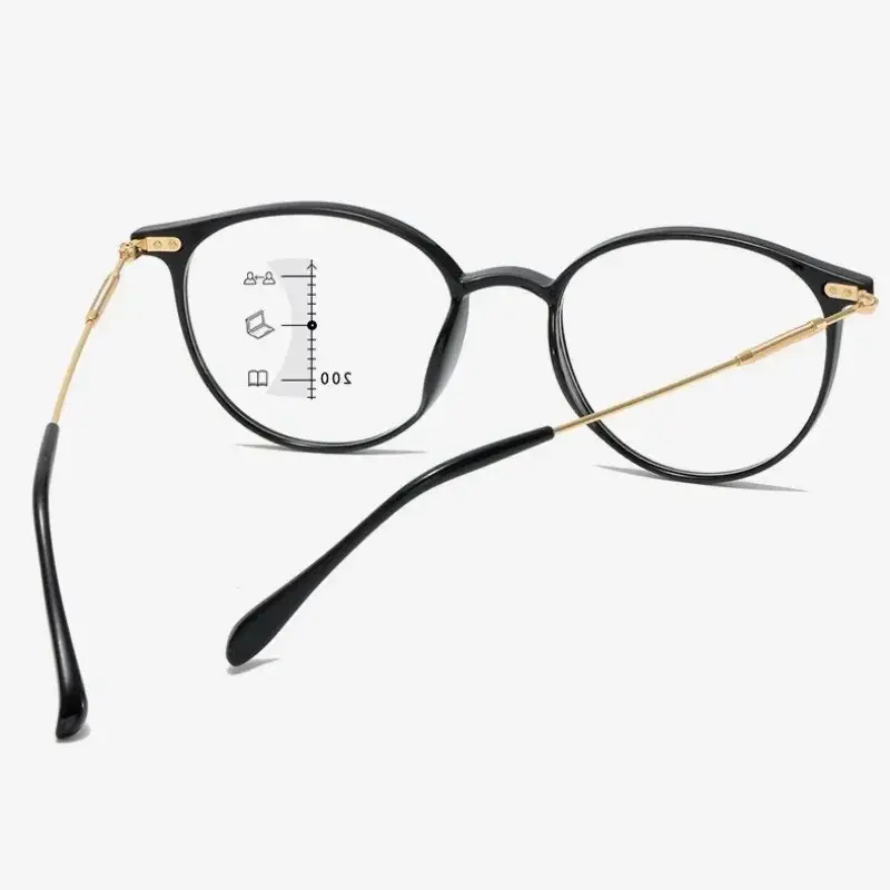 Anti Blue Light Progressive Multifocal Reading Glasses High-definition Ultra Light Presbyopia Glasses Finished Near Far Eyewear