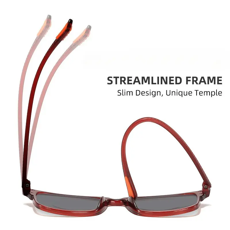 New Ultra-light Fashion Square Frame Men's Sunglasses Outdoor Sunscreen Sunglasses Women Senior Sense of UV Protection Glasses