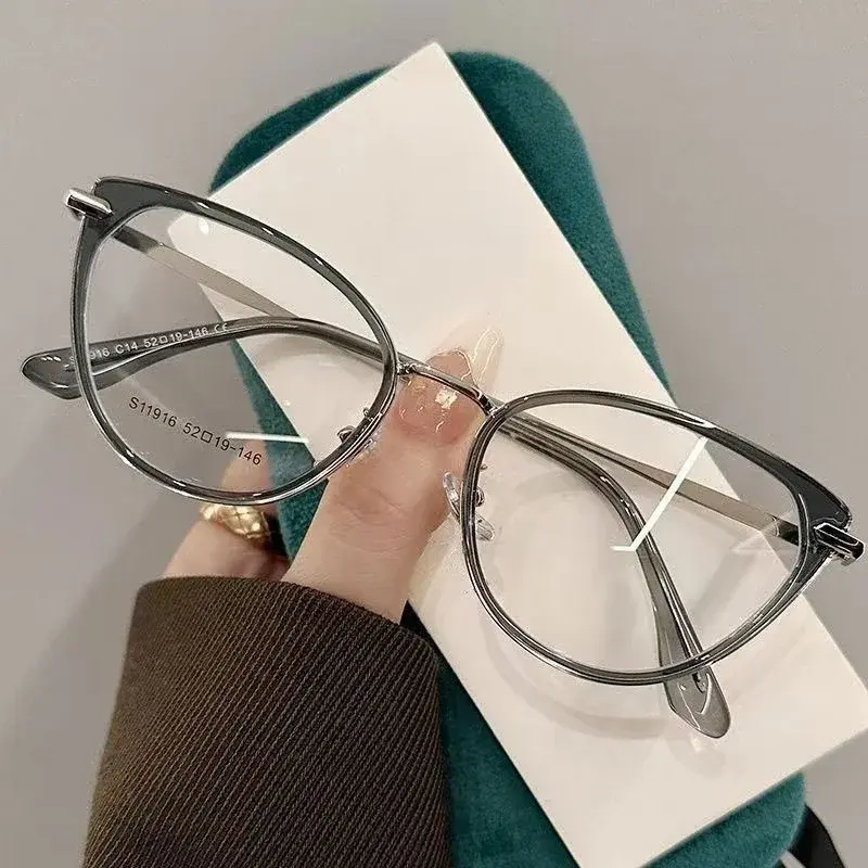2025 Fashion Cat Eye Reading Glasses Women Vintage Large Frame Premium Feeling Presbyopia Women's Eyepieces Diopter 0 To +4.0
