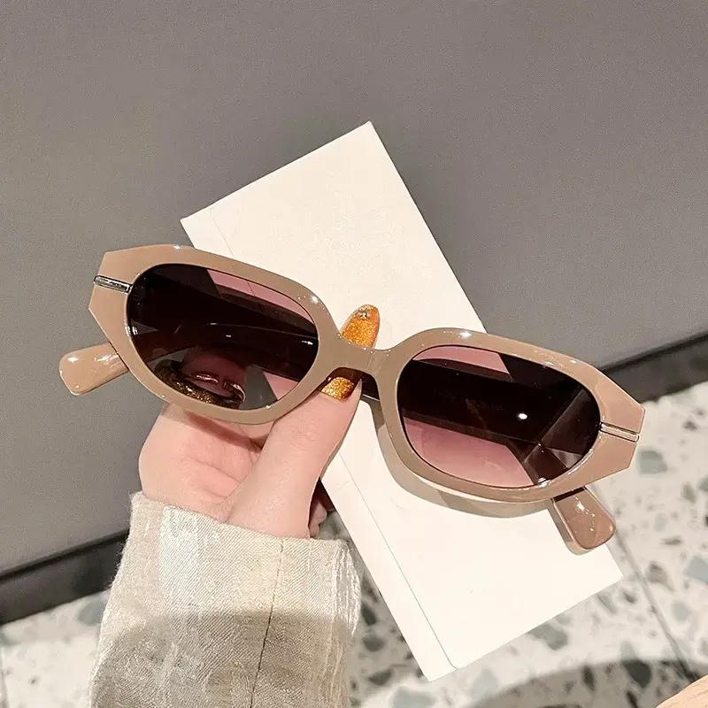 Fashion Small Frame Sunglasses Personalised Simple Mittens Decorative Sunglasses Men and Women UV400 Outdoor Trend Goggles