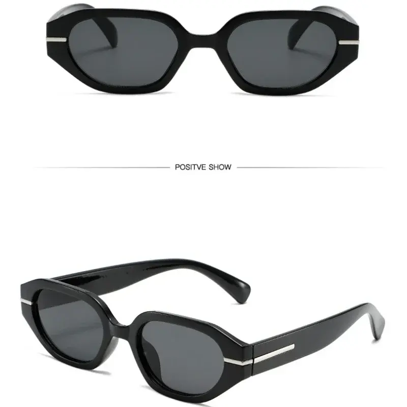 Fashion Small Frame Sunglasses Personalised Simple Mittens Decorative Sunglasses Men and Women UV400 Outdoor Trend Goggles