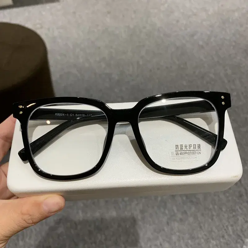 2023 Female Anti-Blue Light Near Sight Glasses New Big Frame Myopia Glasses Anti-radiation Diopter Prescription Eyeglasses