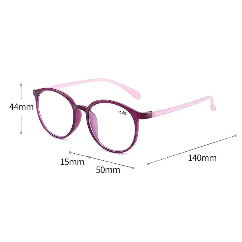 High-definition Resin Full Frame Presbyopic Glasses Ultra Light Anti Blue Light Reading Glasses Anti Fatigue Hyperopia Eyewear