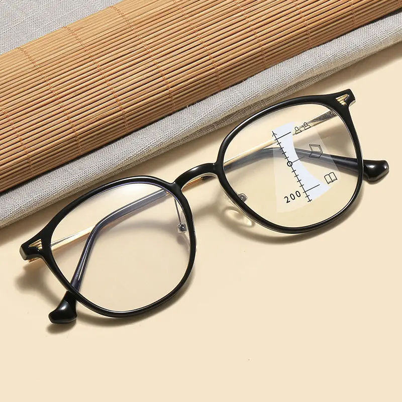 2024 New Ultra Light Multifocal Reading Glasses High-definition Presbyopia Glasses for Women Anti Blue Light Far Sight Glasses