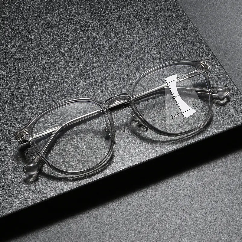 2024 New Ultra Light Multifocal Reading Glasses High-definition Presbyopia Glasses for Women Anti Blue Light Far Sight Glasses