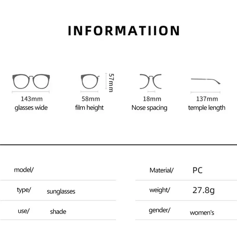 2024 Rice Nail Large Frame Sunshade Glasses Trend Personality Gradient Ocean Piece Sunglasses Outdoor Uv Protection Glasses