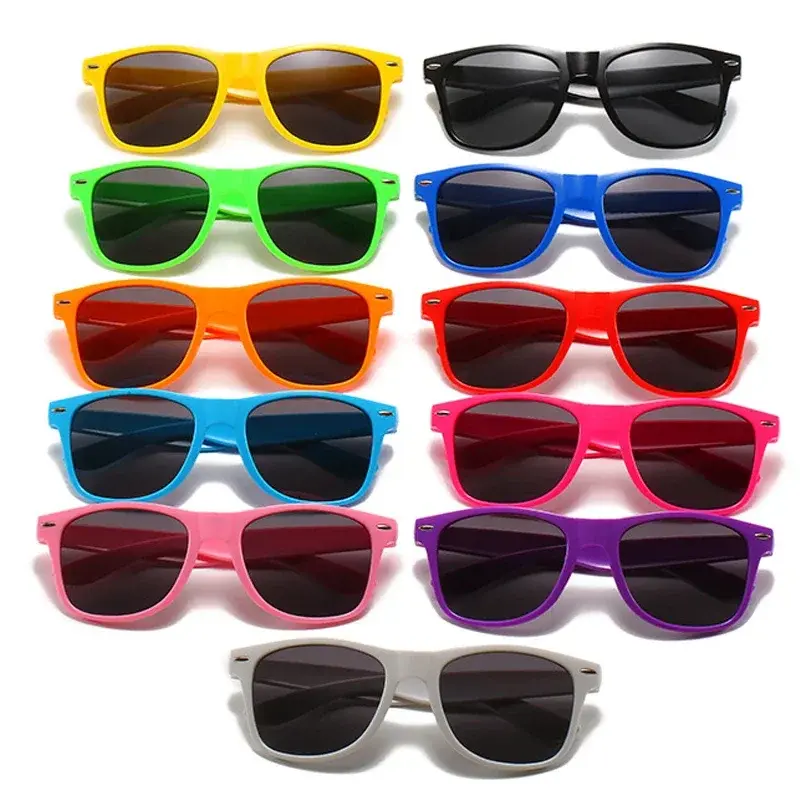 2024 Children Adult Retro Fashion Sunglasses Sun Protection Candy Colored Sunglasses Personality Outdoor UV Protection Goggles