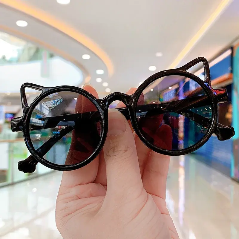Girls Boys Cute Animal Cartoon Ears Sunglasses Outdoor Sun Protection Children Vintage Sunglasses Classic Kids Eyewear