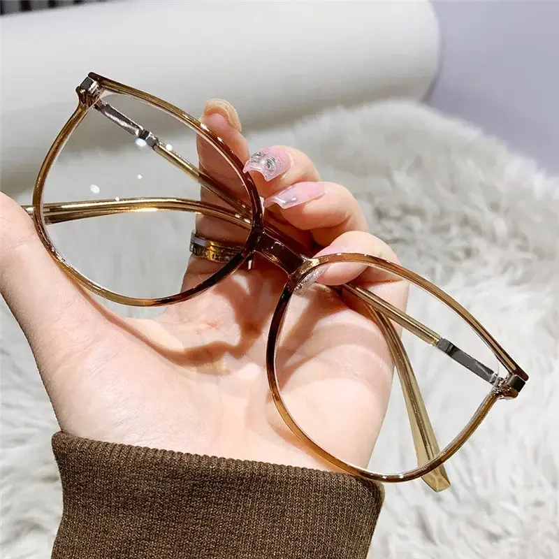 Ultra Light  Anti Blue Light Eyewear New Fashionable Large Frame Presbyopia Glasses Men Women Reading Glasses Casual Eyeglasses