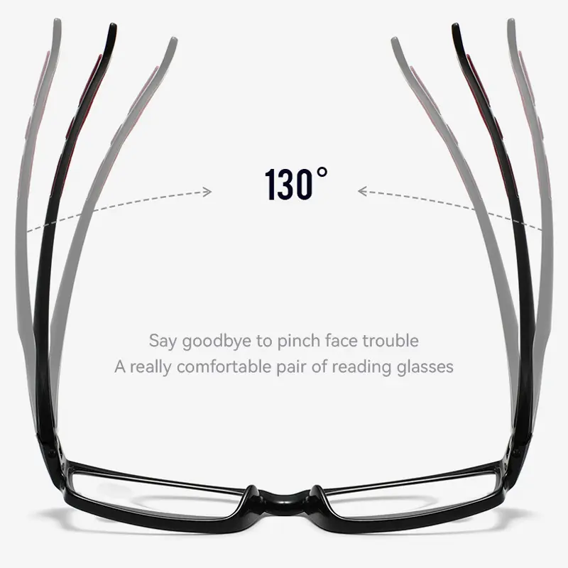 Anti Blue Light Elderly Small Frame Reading Glasses New Anti Slip Sports Presbyopia Glasses Ultra Light TR90 Far Sight Glasses