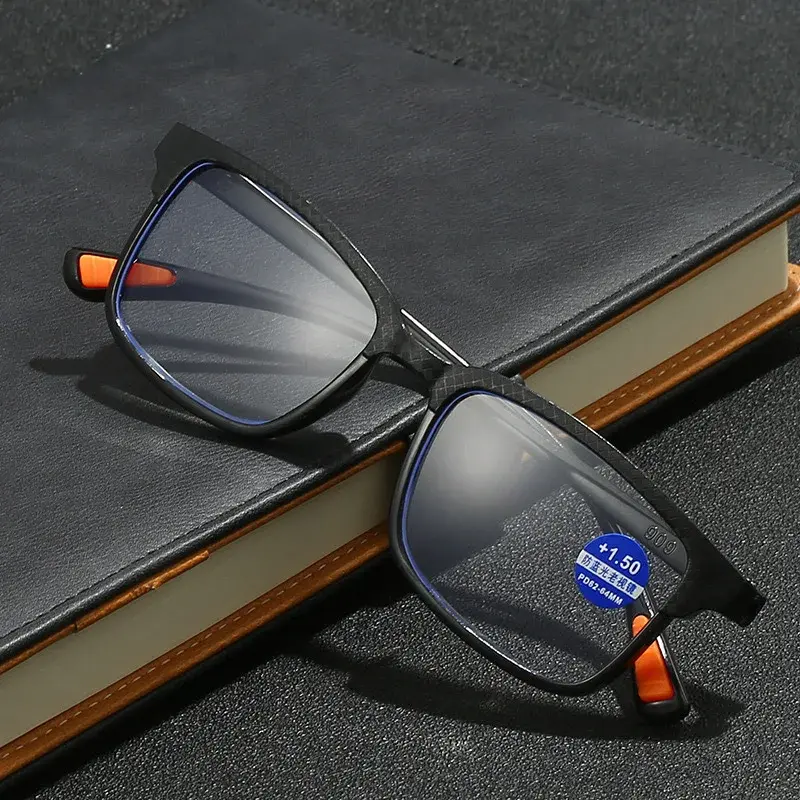 Anti Slip High-definition Presbyopia Glasses Ultra Light Anti Blue Light Reading Glasses Transparent Computer Far Sight Glasses