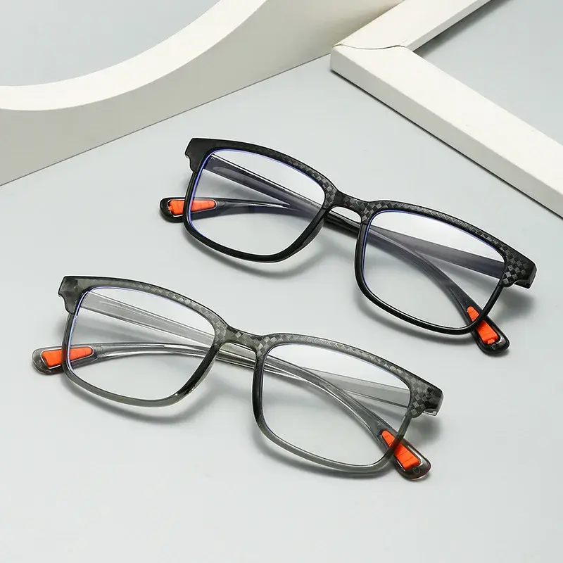 Anti Slip High-definition Presbyopia Glasses Ultra Light Anti Blue Light Reading Glasses Transparent Computer Far Sight Glasses