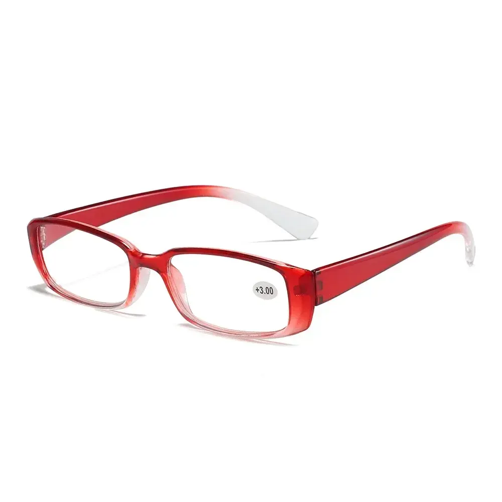 Portable Small Frame Reading Glasses Comfortable Gradient Frame Presbyopia Glasses High-definition Elderly Square Glasses